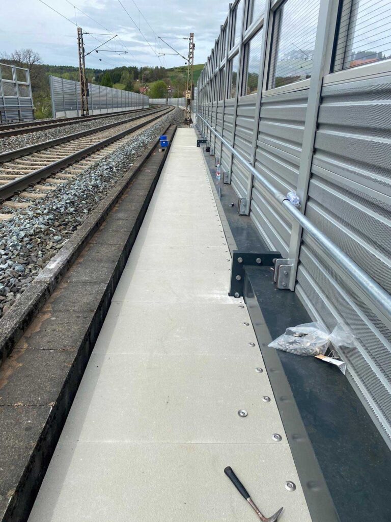 Lärmschutz Hannover – Betonbau und Zaun